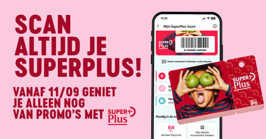 Superpluskaart verplicht voor promo's